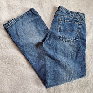 Arizona Unitalla Distressed Flare Leg Jeans, Sz 9 Average